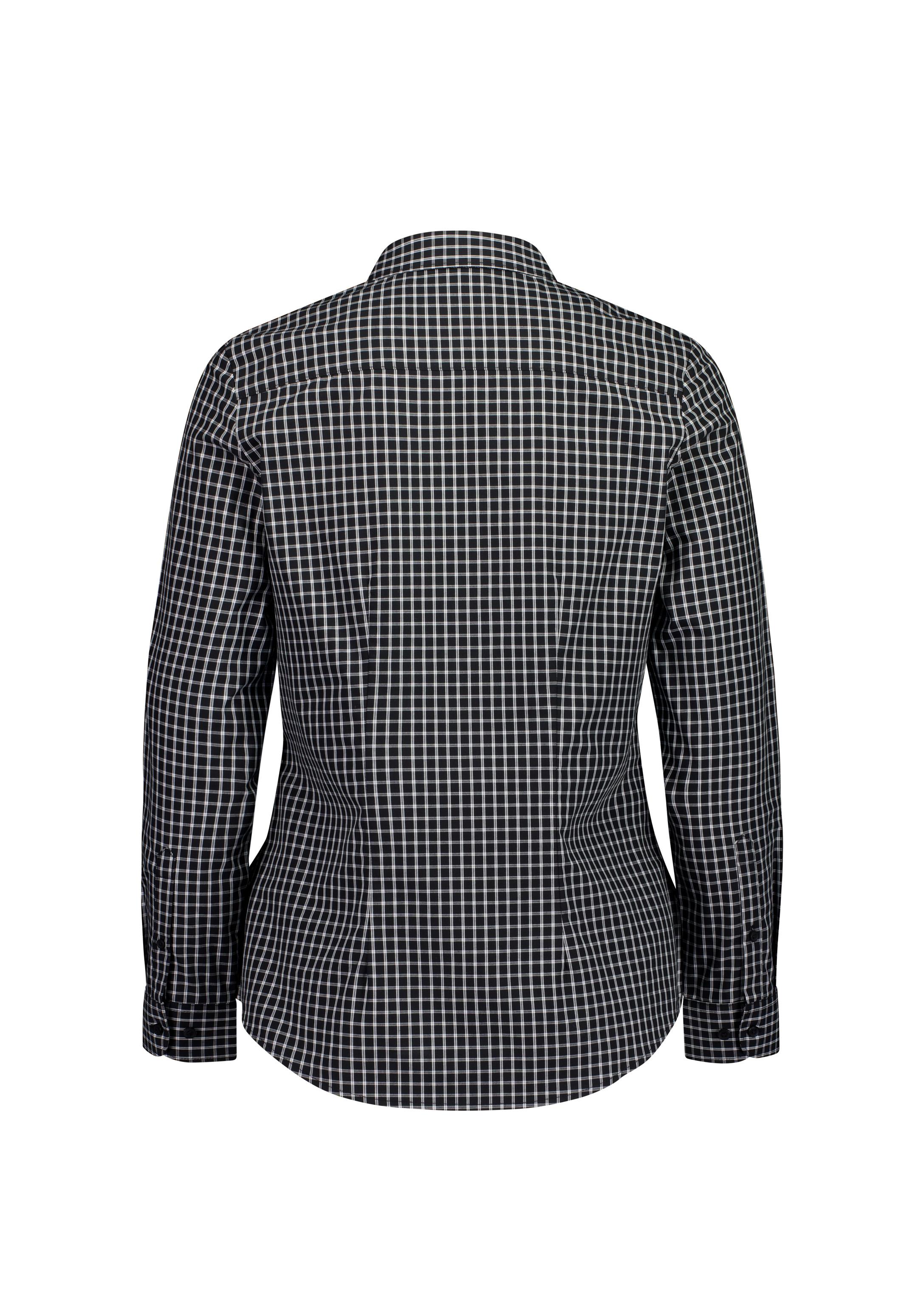 Noah Womens Long Sleeve Shirt Black/White