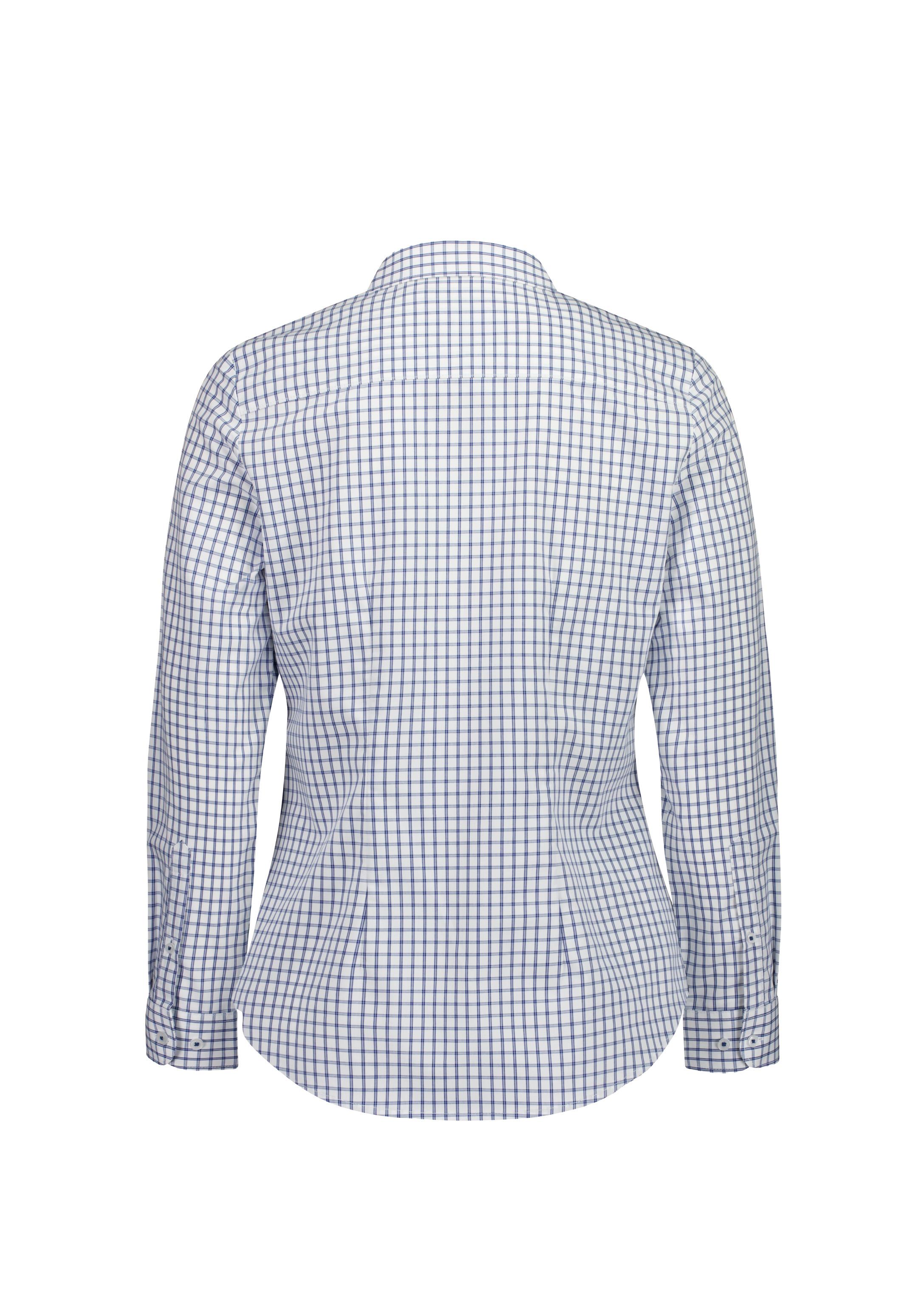 Noah Womens Long Sleeve Shirt White/Blue