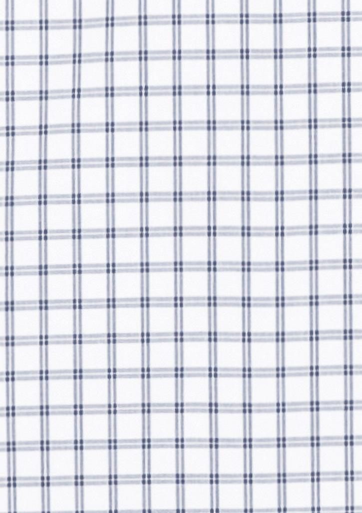 Noah Womens Long Sleeve Shirt White/Storm Blue Check