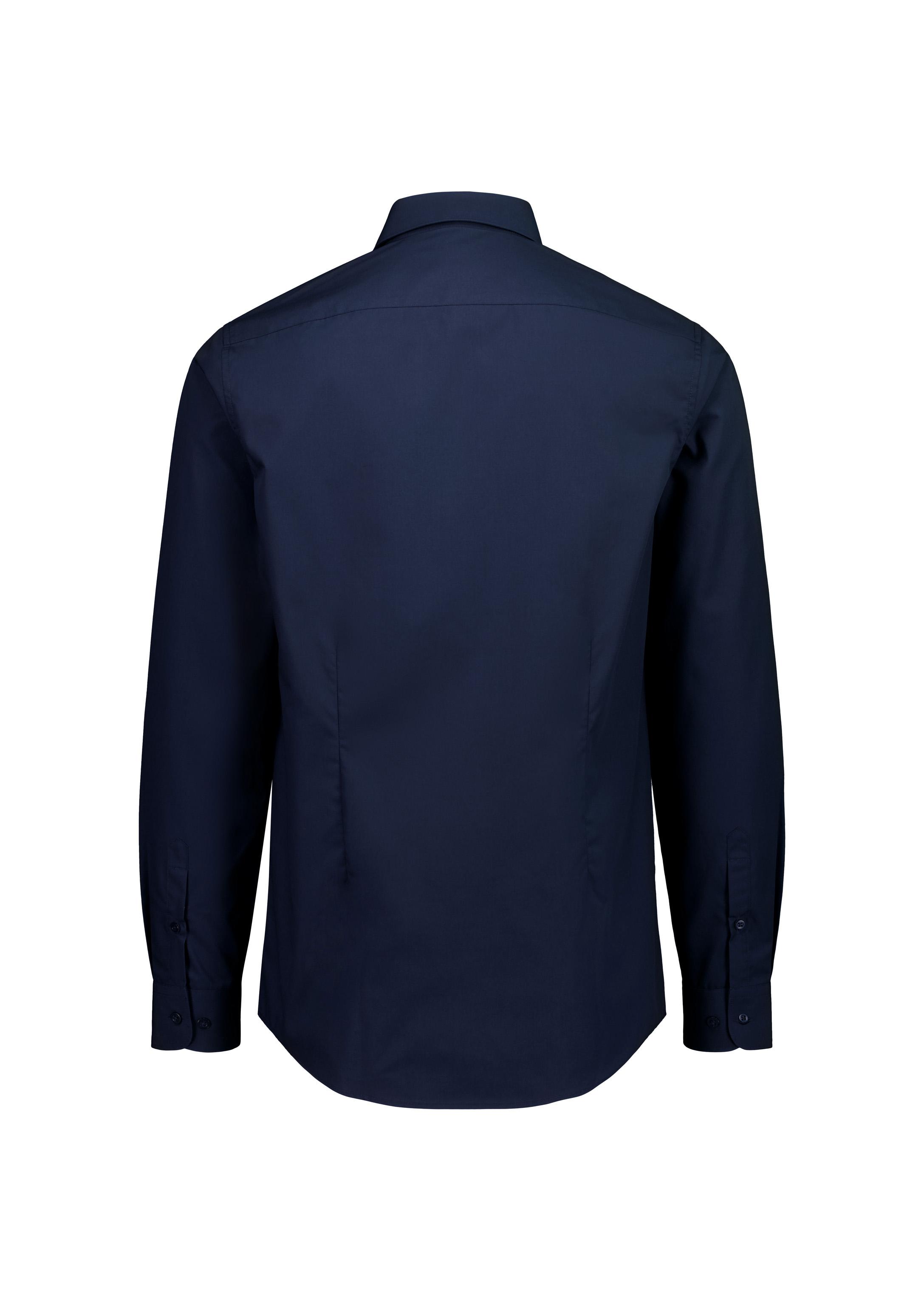 Lexington Mens Slim Fit Long Sleeve Shirt Navy