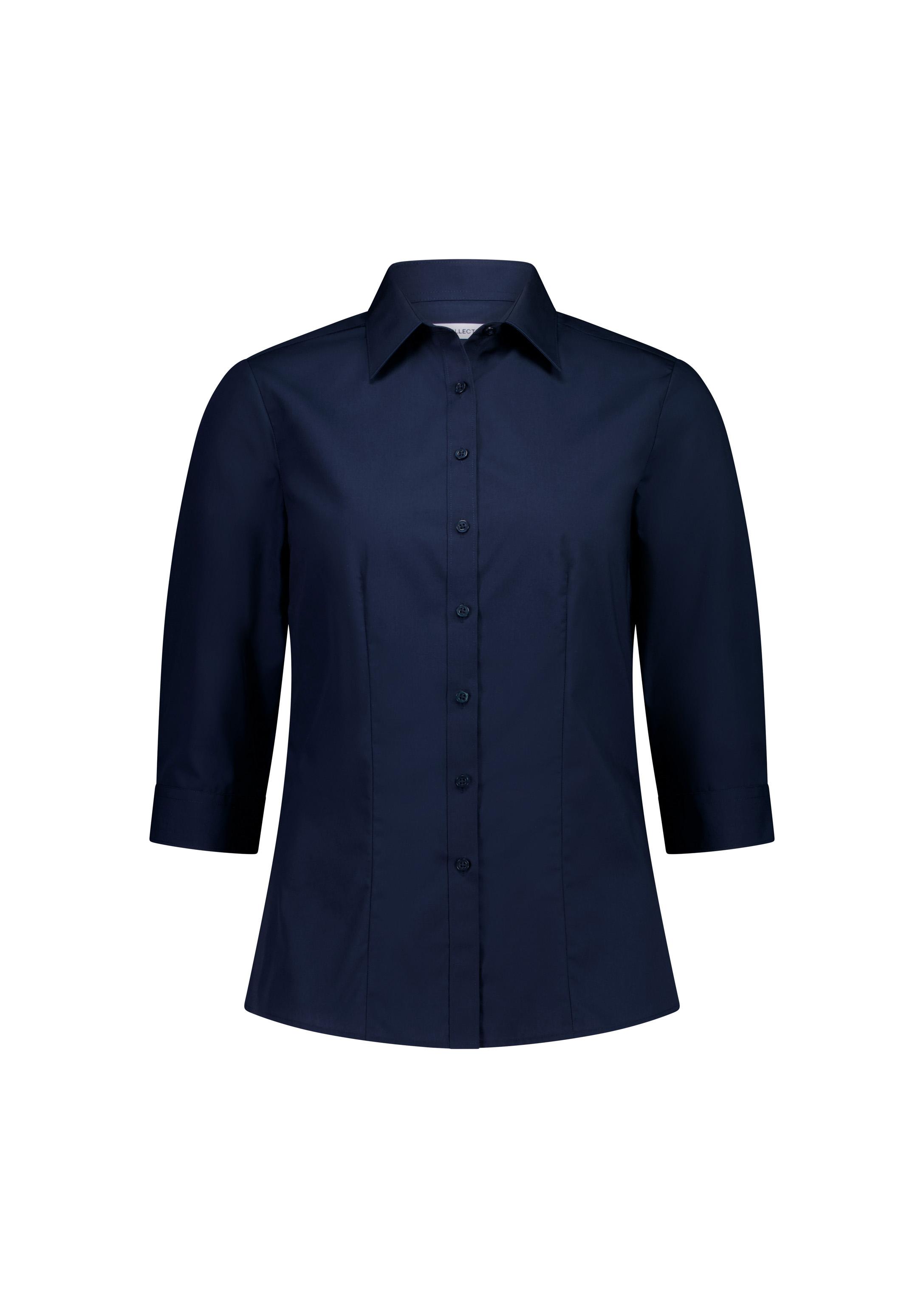 Lexington Womens 3/4 Sleeve Shirt Navy