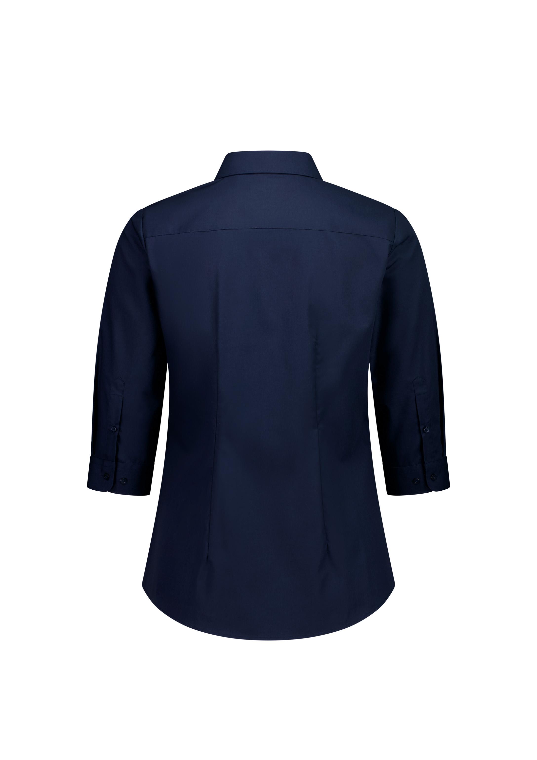 Lexington Womens 3/4 Sleeve Shirt Navy