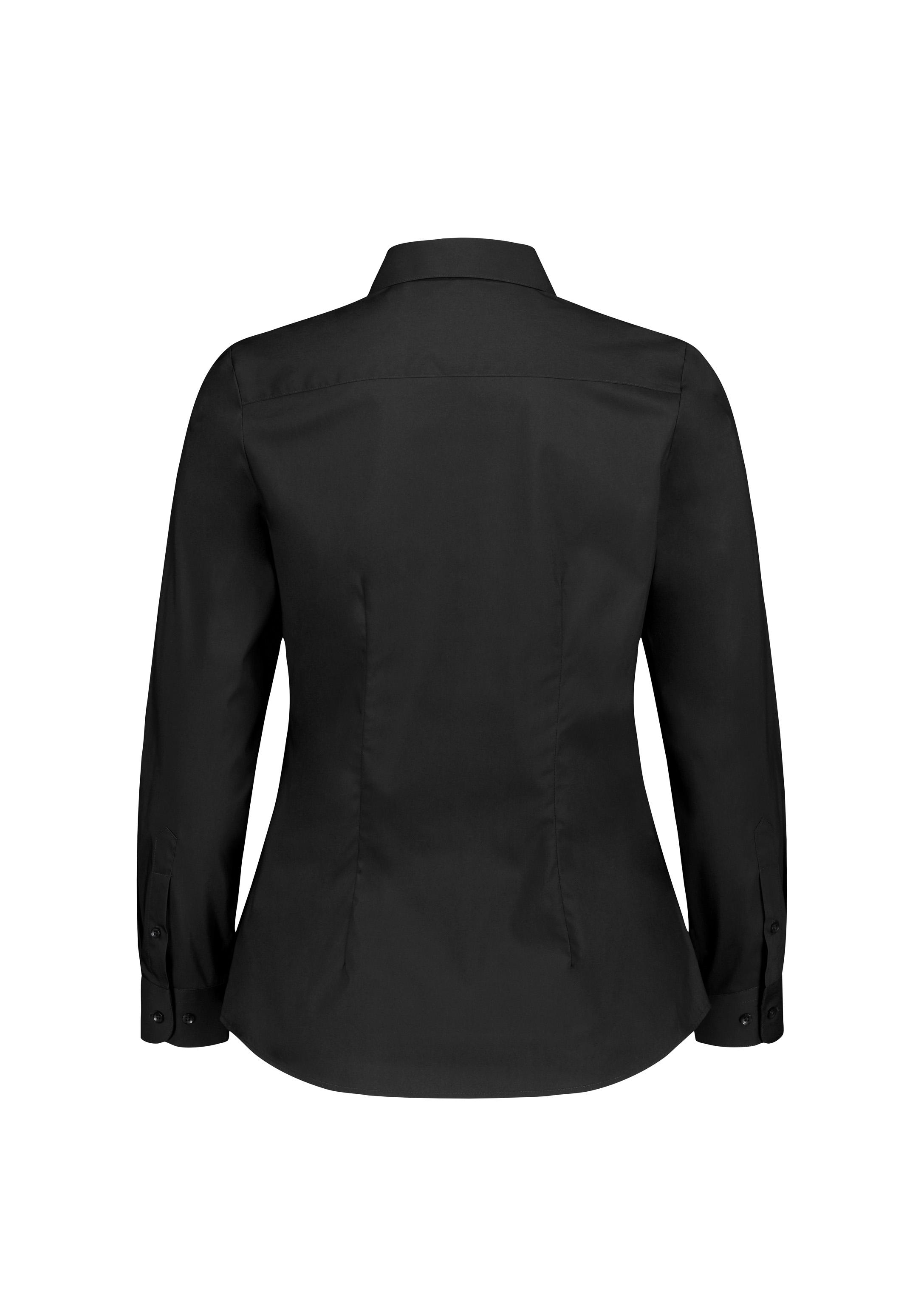 Fitzroy Womens Long Sleeve Shirt Black