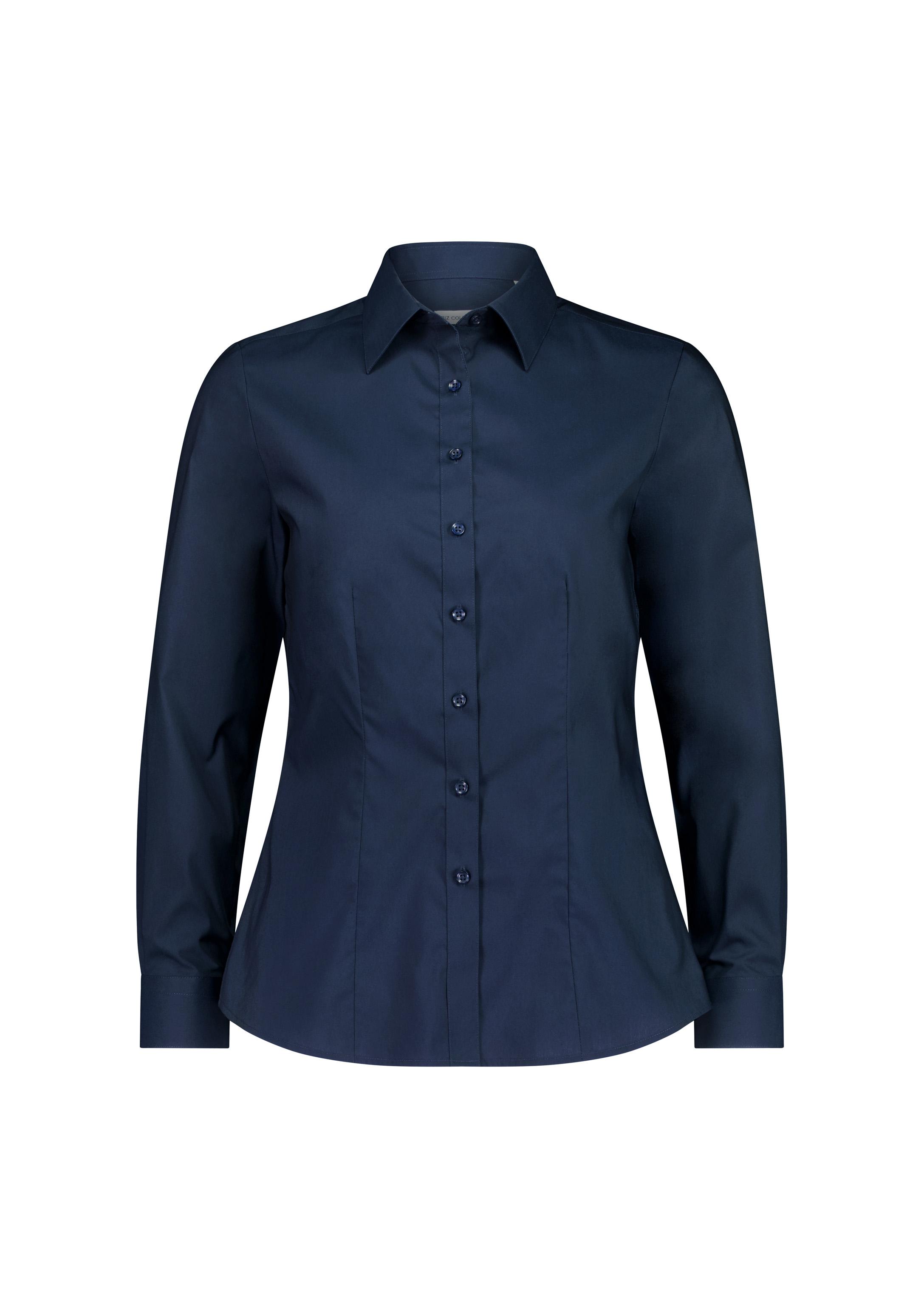 Fitzroy Womens Long Sleeve Shirt Navy