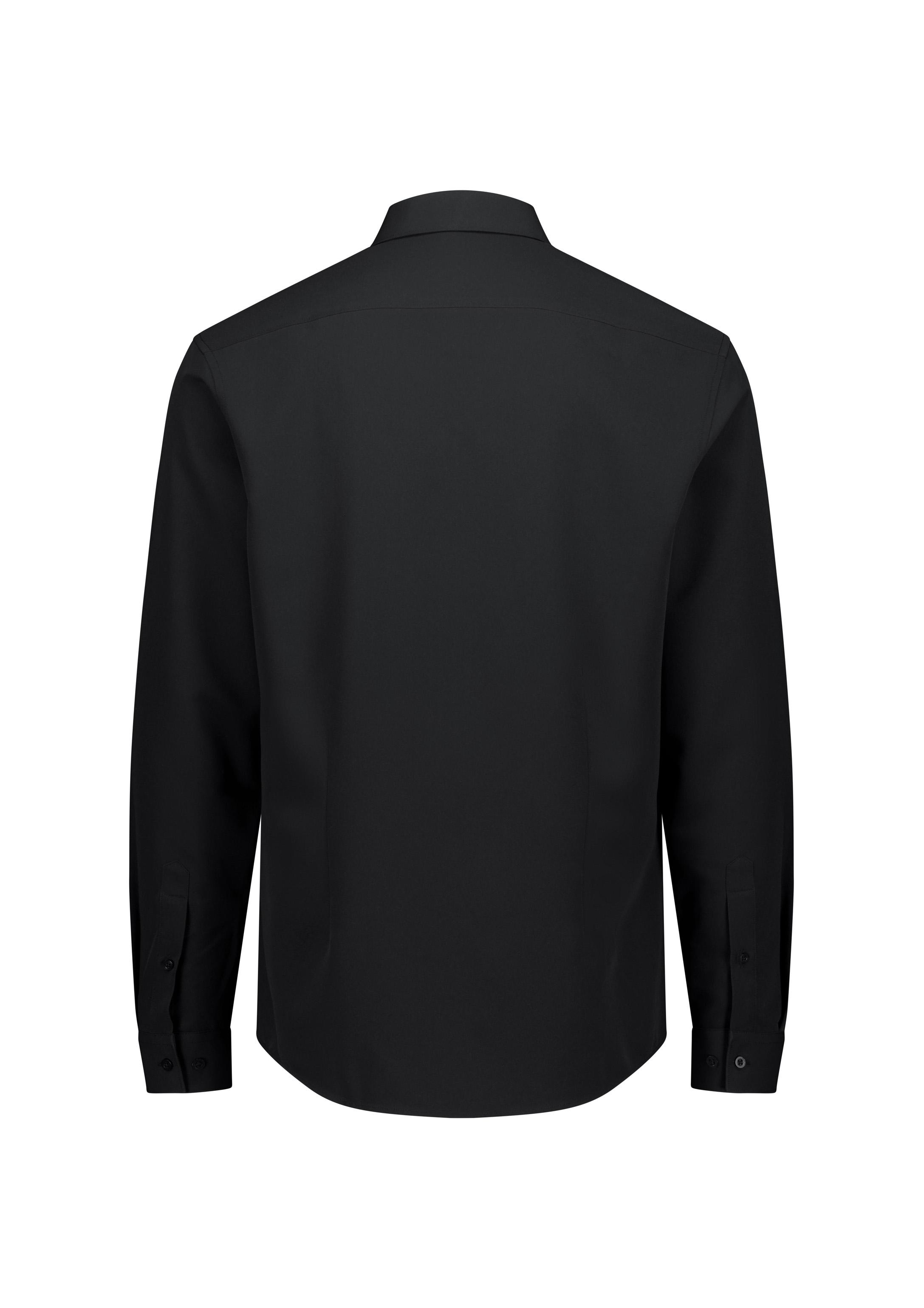 Quick Dry Movement Mens Long Sleeve Shirt Black