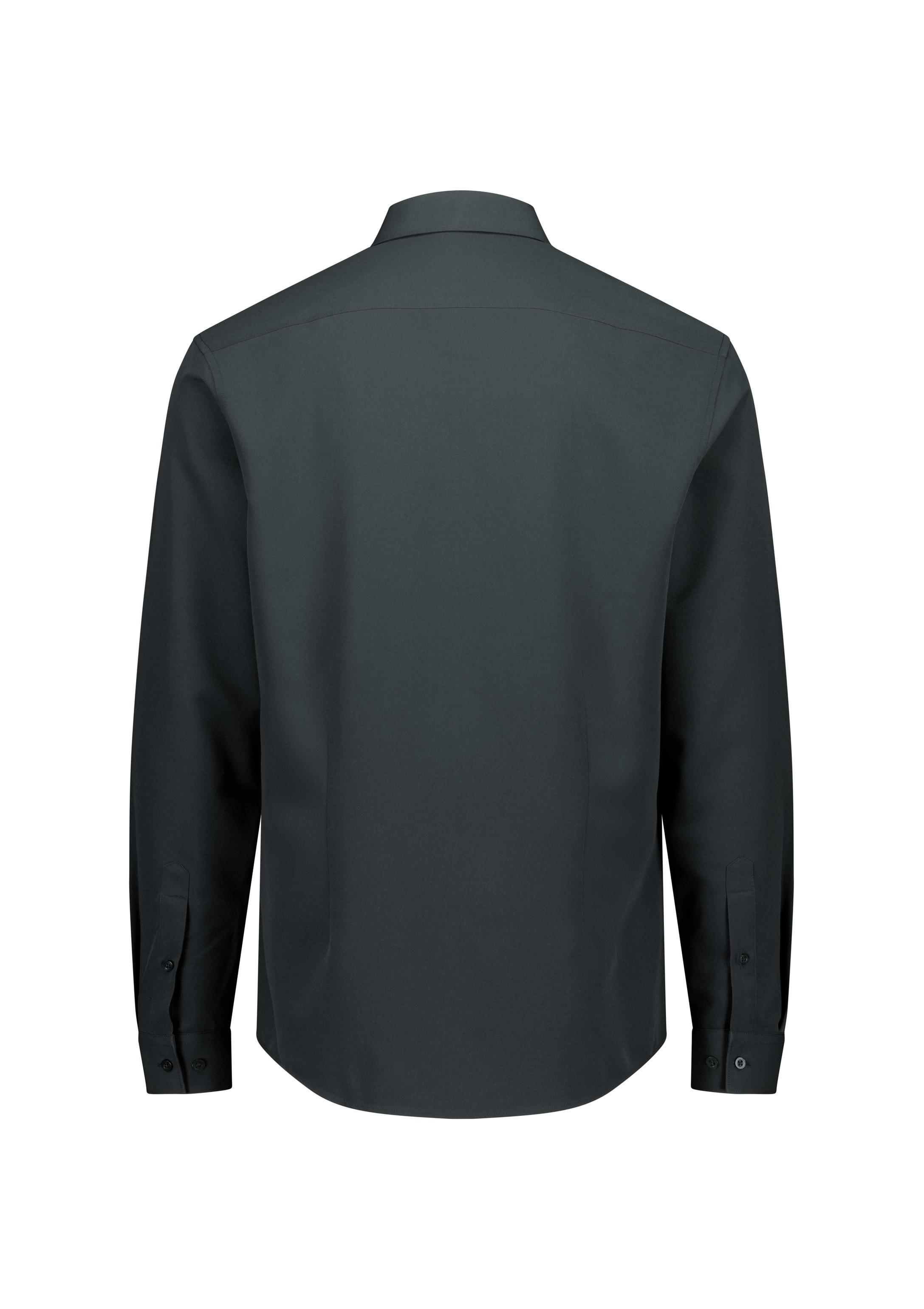 Quick Dry Movement Mens Long Sleeve Shirt Charcoal