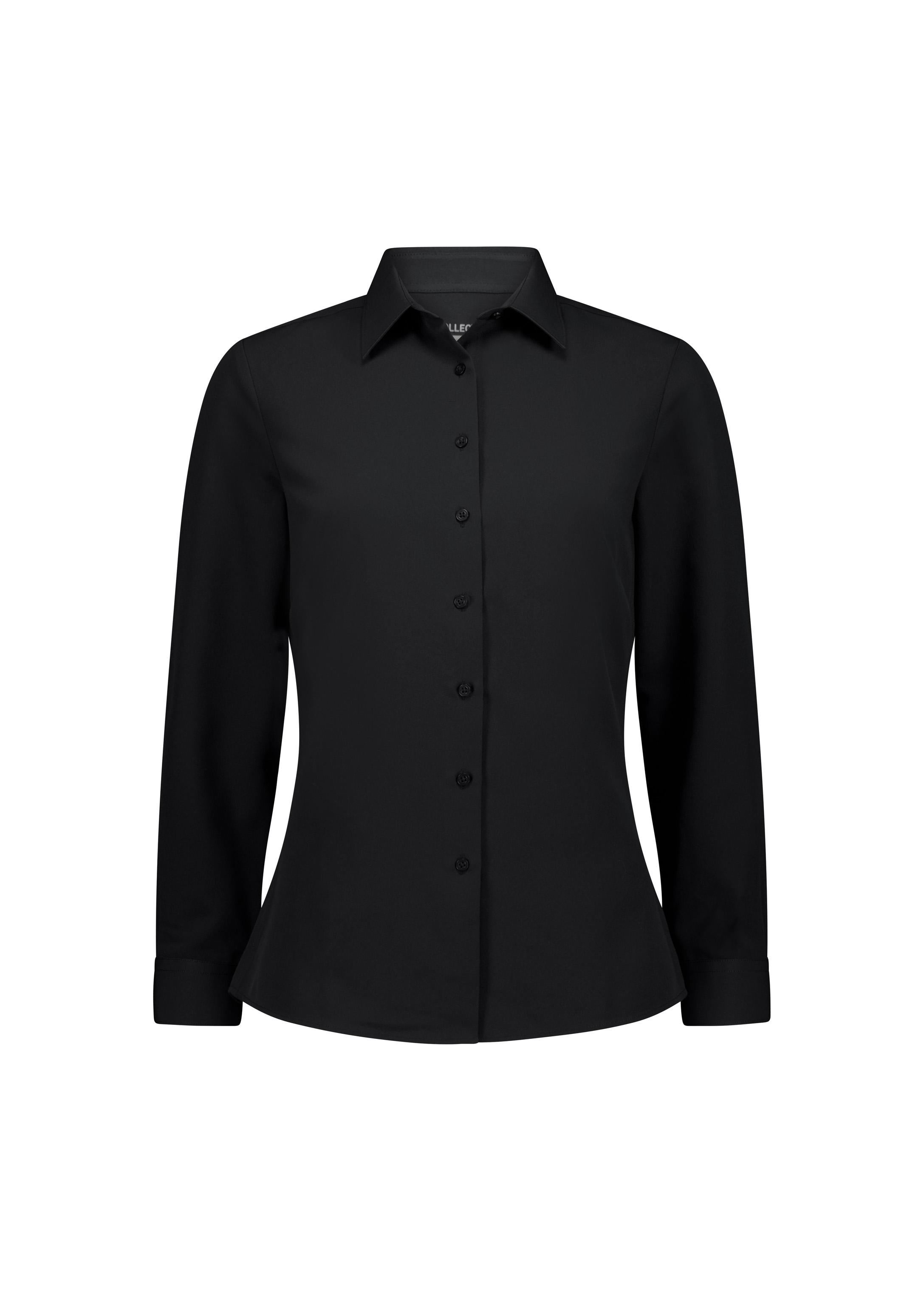 Quick Dry Movement Womens Long Sleeve Shirt Black
