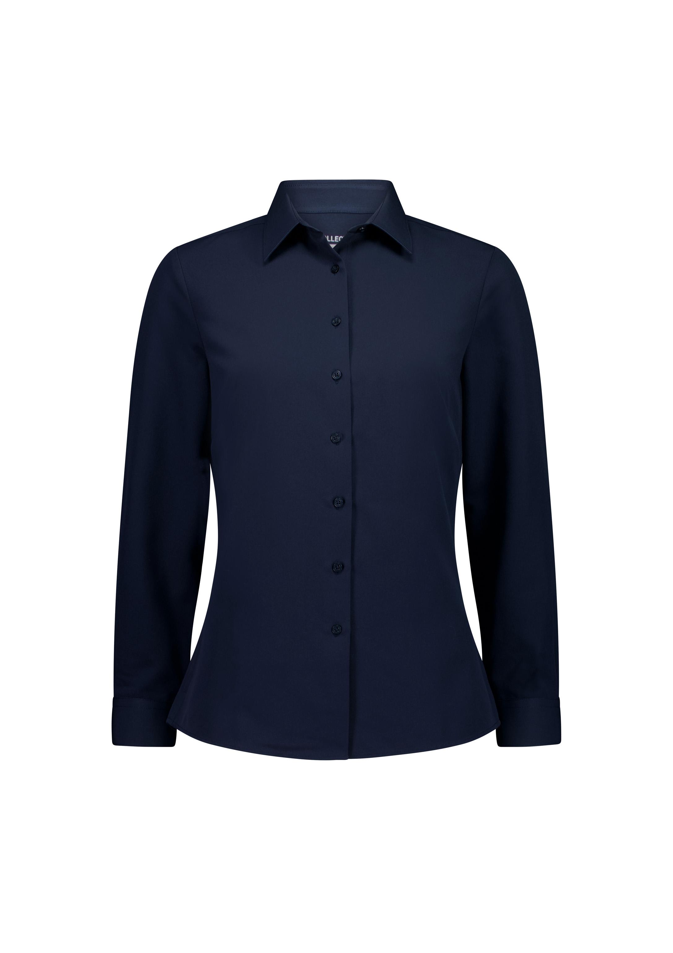 Quick Dry Movement Womens Long Sleeve Shirt Navy