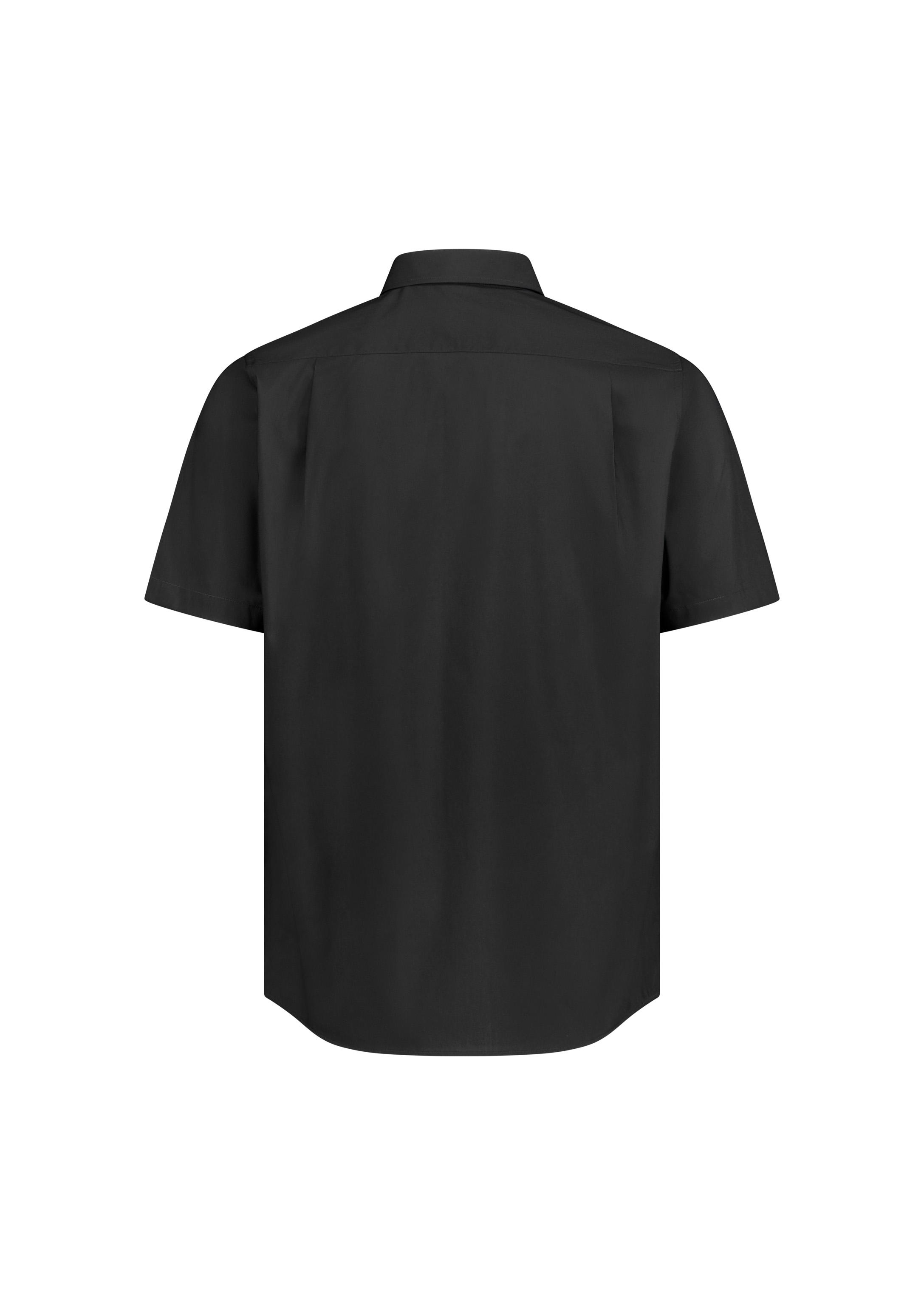 Fitzroy Mens Classic Fit Short Sleeve Shirt Black