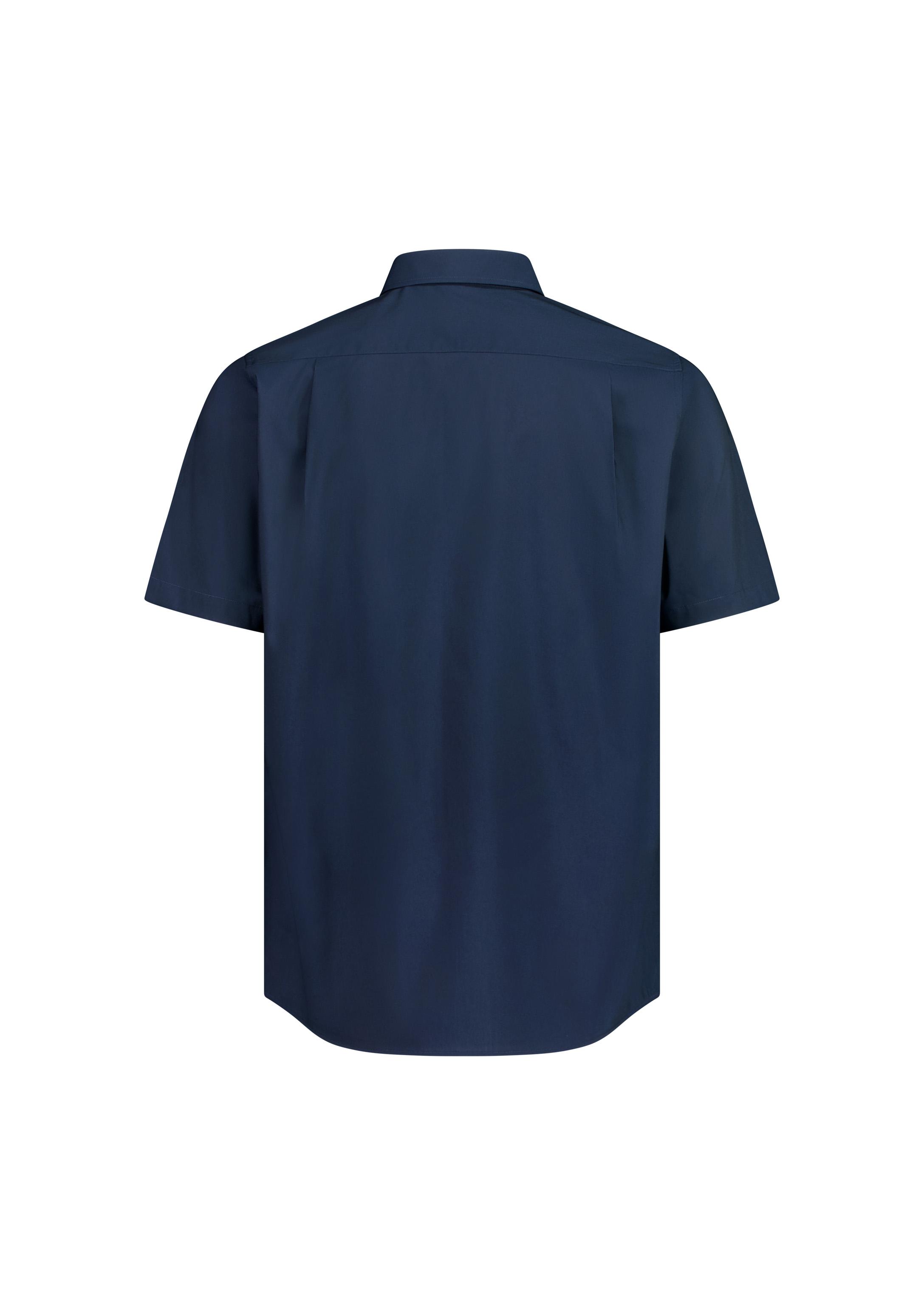Fitzroy Mens Classic Fit Short Sleeve Shirt Navy