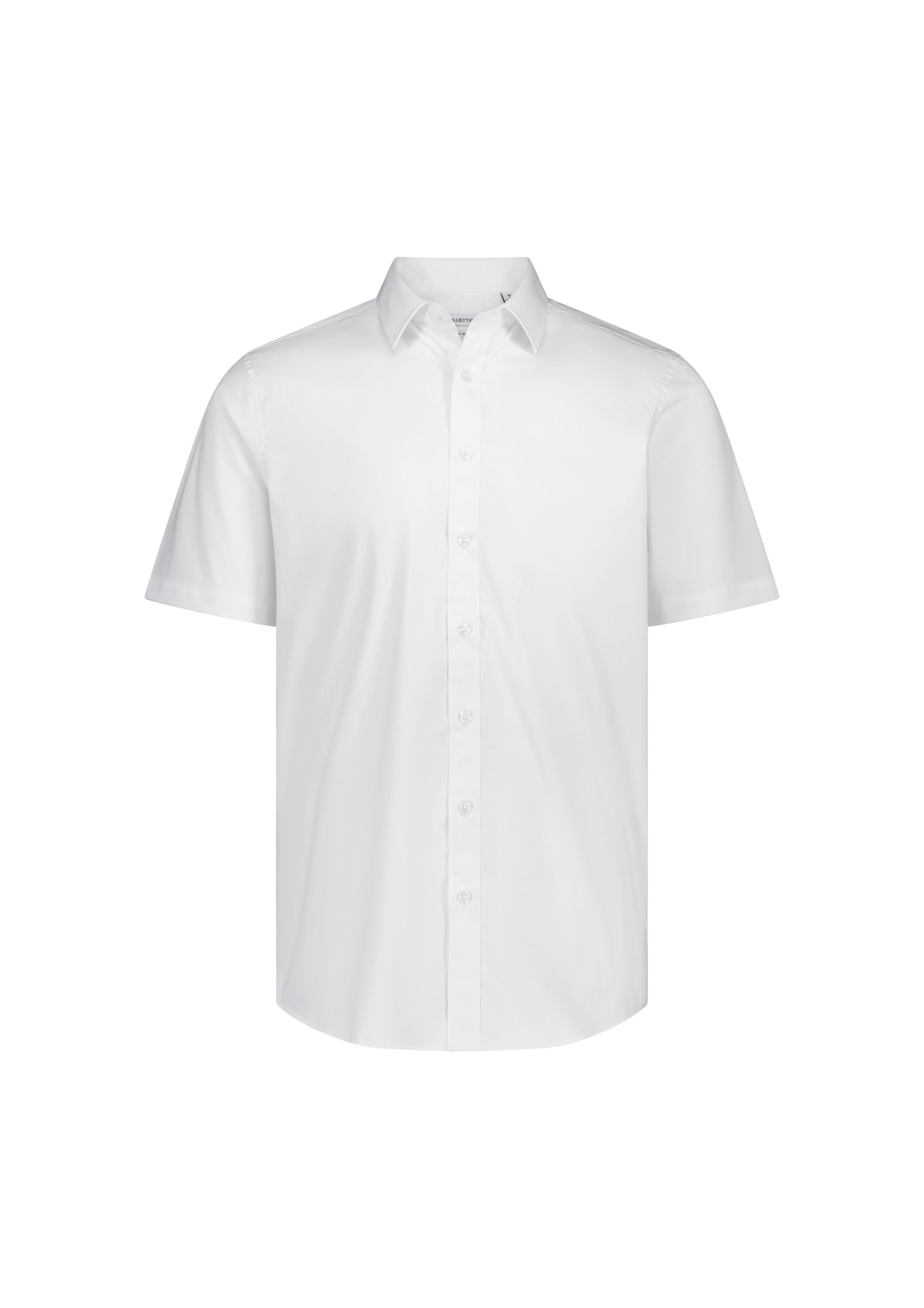 Fitzroy Mens Classic Fit Short Sleeve Shirt White