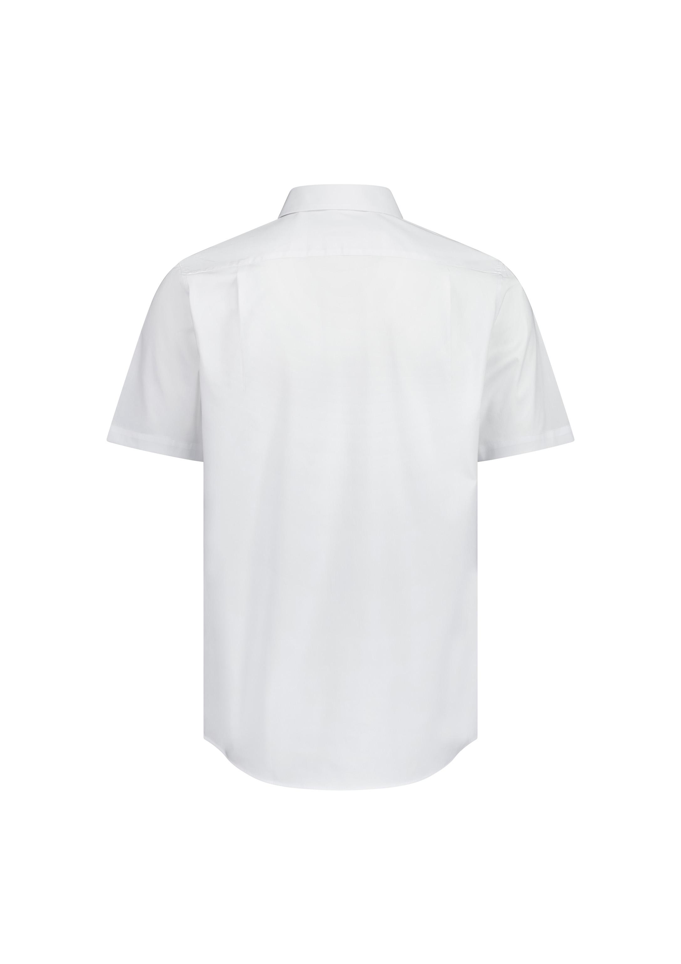 Fitzroy Mens Classic Fit Short Sleeve Shirt White