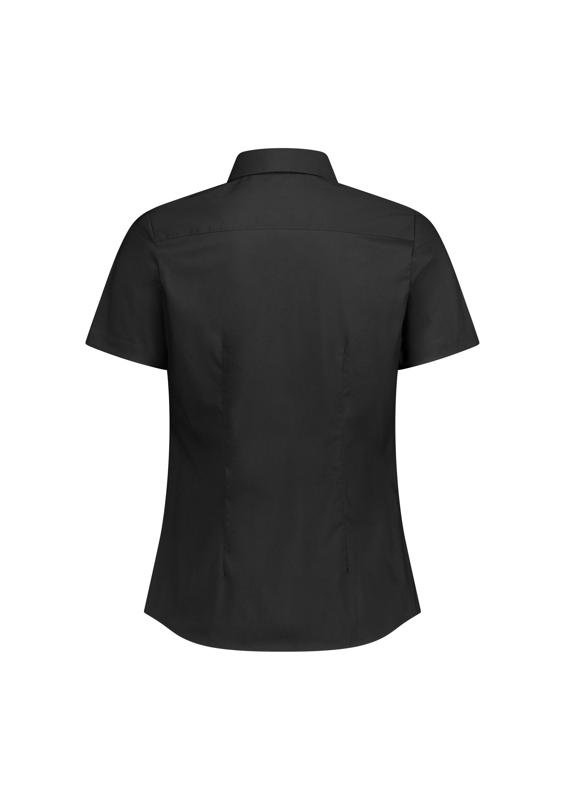 Fitzroy Womens Short Sleeve Shirt Black