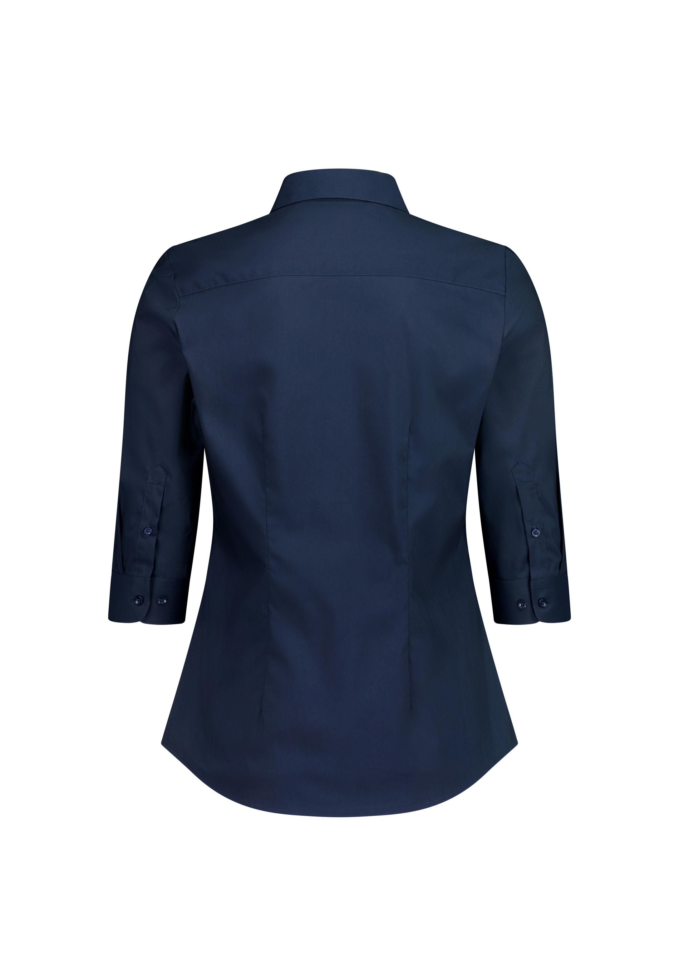 Fitzroy Womens 3/4 Sleeve Shirt Navy