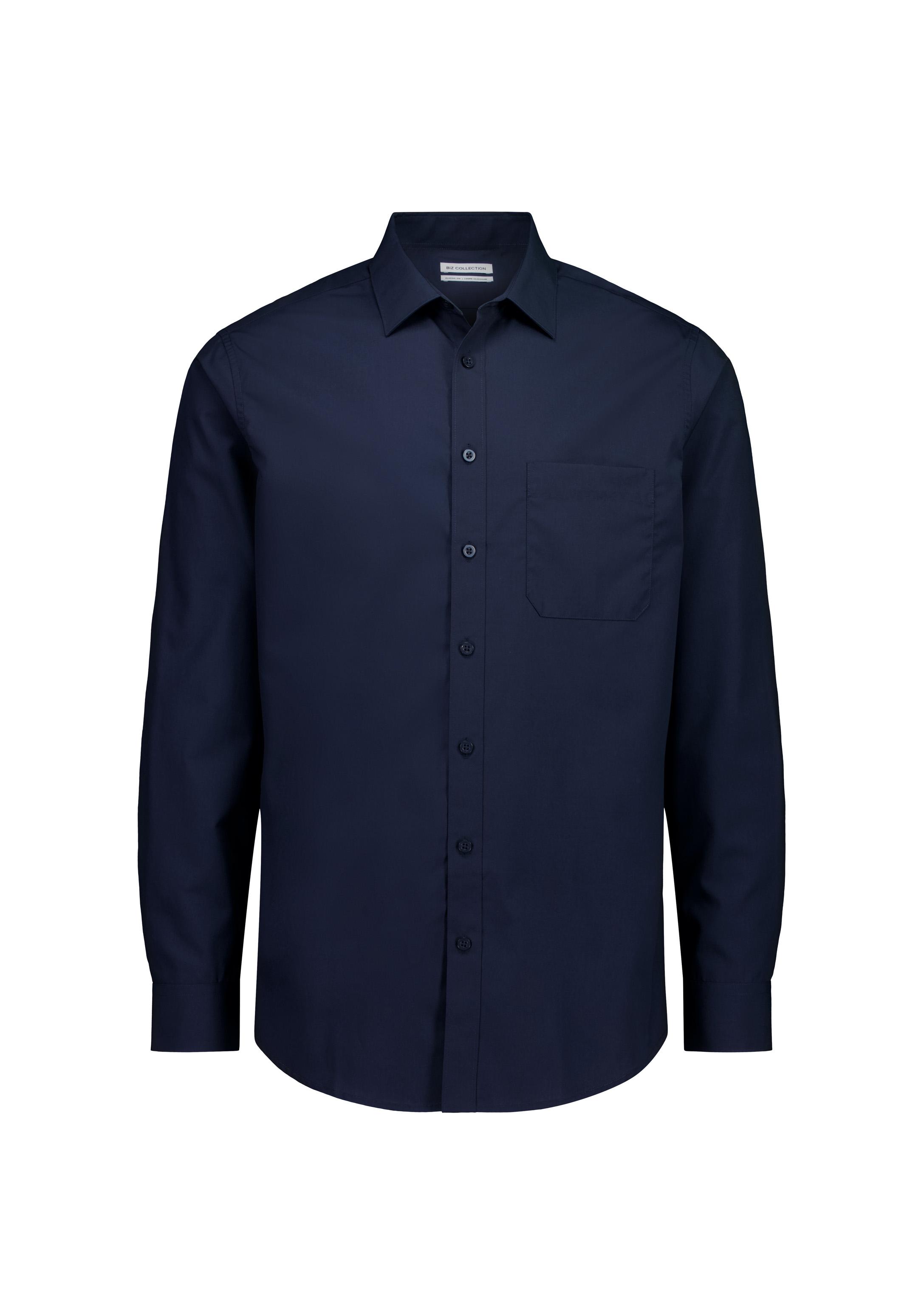 Lexington Mens Classic Fit Long Sleeve Shirt Navy