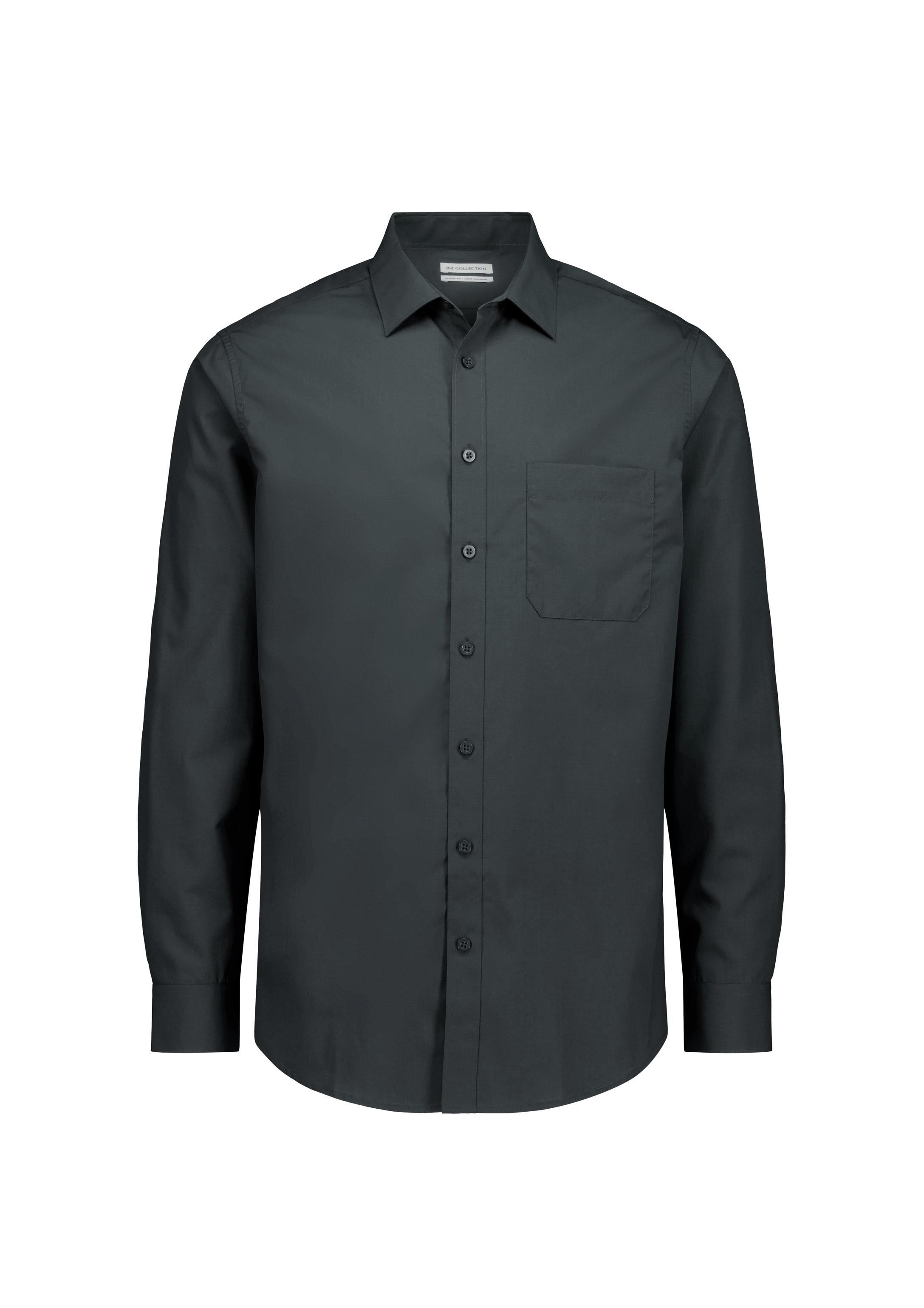 Lexington Mens Classic Fit Long Sleeve Shirt Slate