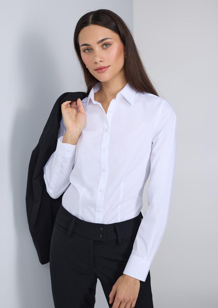 Lexington Womens Long Sleeve Shirt White