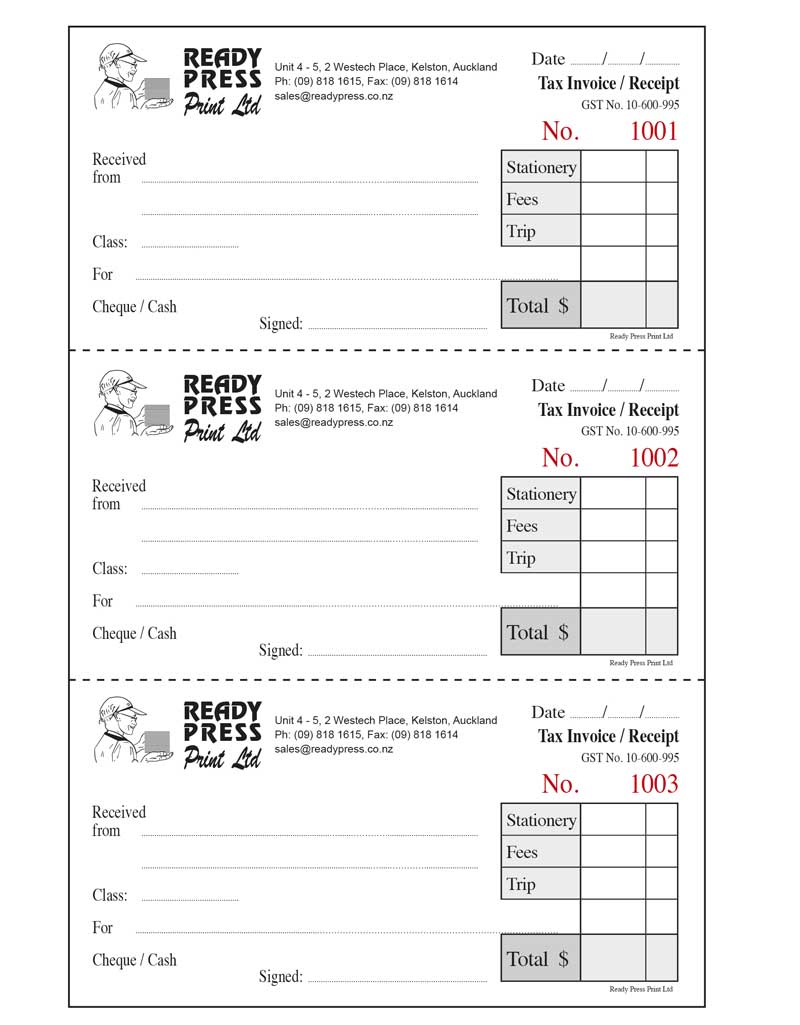 RECEIPT BOOKS 3 TO VIEW 800-x-800