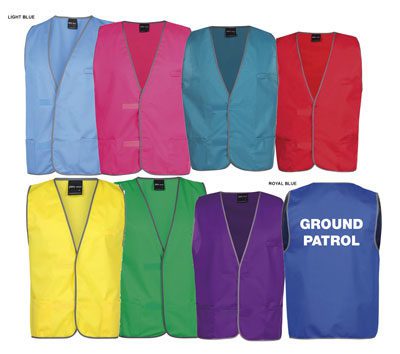 Coloured Vests Printing West Auckland